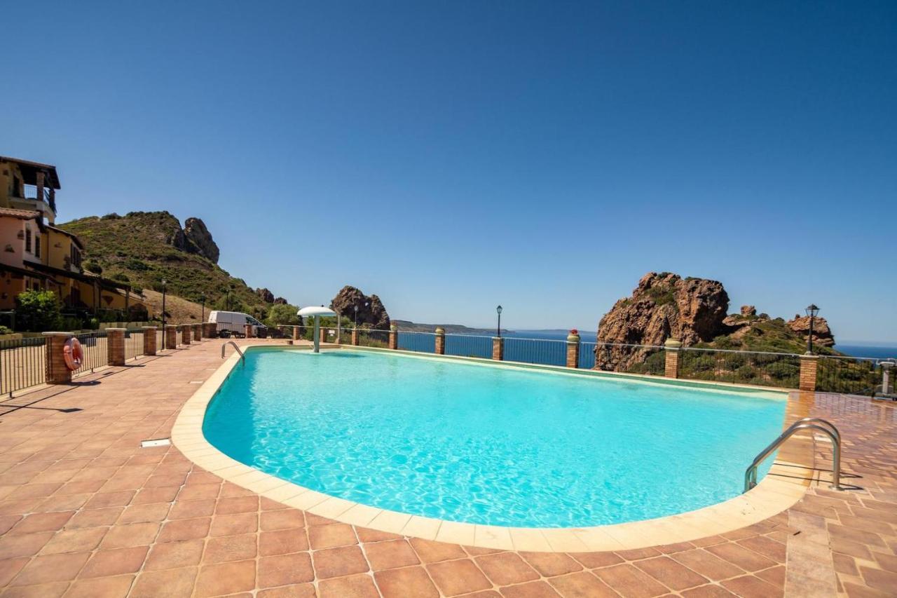 L'Estasi Tanca Piras A Bordo Piscina Con Vista Mare Villa Nebida Luaran gambar